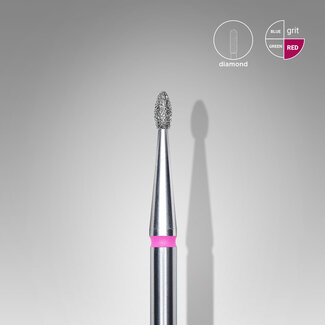 Staleks Pro Diamond Bit Rounded Bud fijn 1,6 x 3,4 mm
