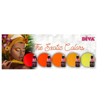Diva Set Gellak The Exotic Colors 5 st. 15 ml.