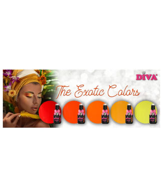 Diva Set Gellak The Exotic Colors 5 st.