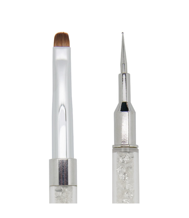 Rhinestone Pigment Brush & Dotting Tool