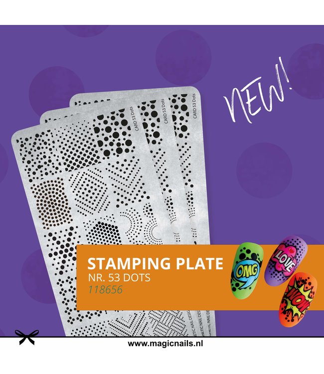 Stempelplaat 53 Dots