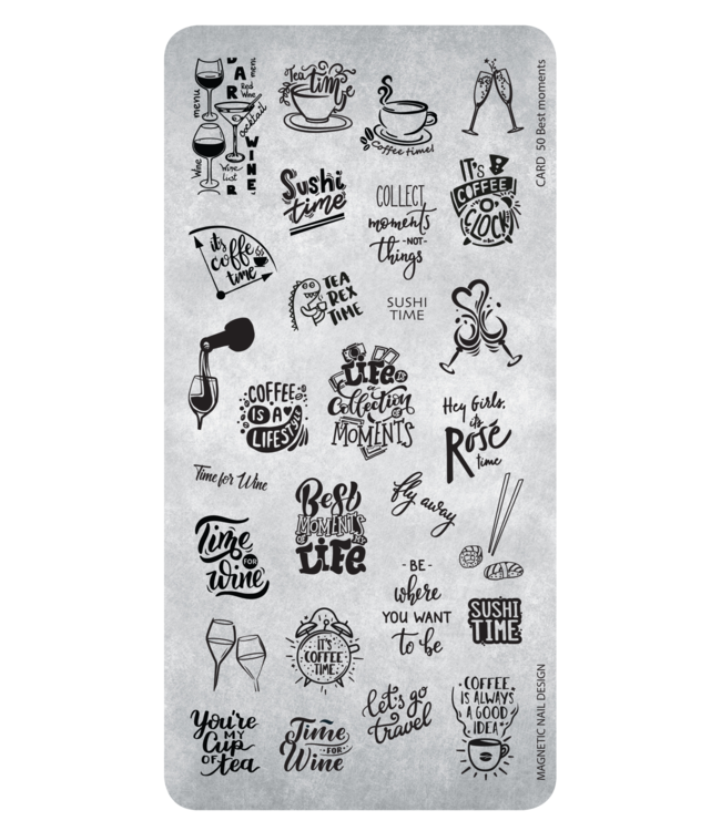 Stempelplaat 50 Best Moments