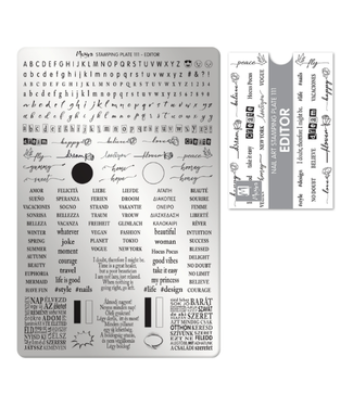 Moyra Stempelplaat 111 Editor