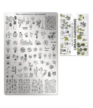 Moyra Stempelplaat 105 Urban Gardening