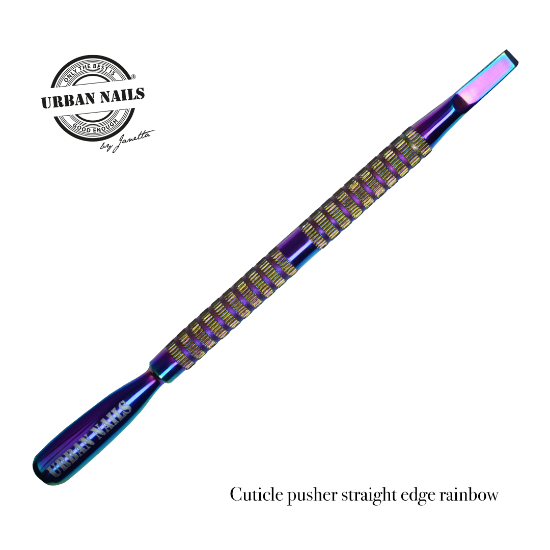 Cuticle Pusher Straight Edge Rainbow Magic Nails