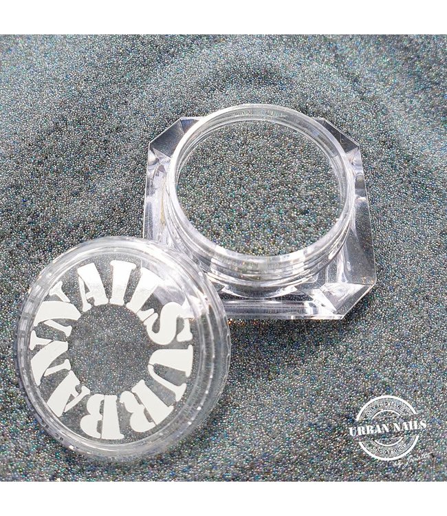 Rainbow Caviar Beads 1 mm.