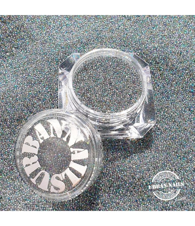 Rainbow Caviar Beads 2 mm.