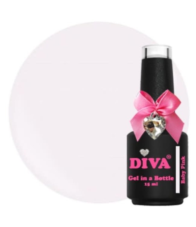 Diva Gel in a Bottle Baby Pink 15 ml.