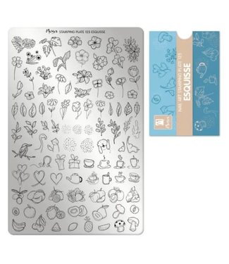 Moyra Stempelplaat 125 Esquisse