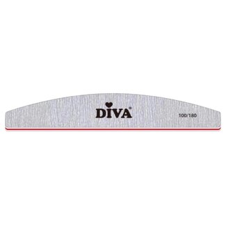 Diva Zebra Vijl Half Moon 100/180 grit.