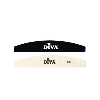 Diva Hygiene Vijlen Half Moon 100 grit 25 st.