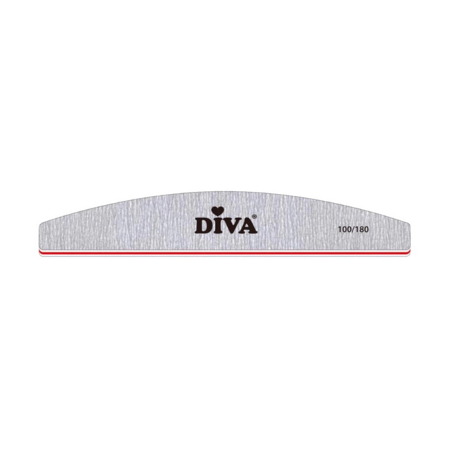 Zebra Vijl Half Moon 100/180 grit.