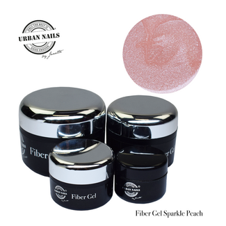 Urban Nails Fiber Gel Sparkle Peach