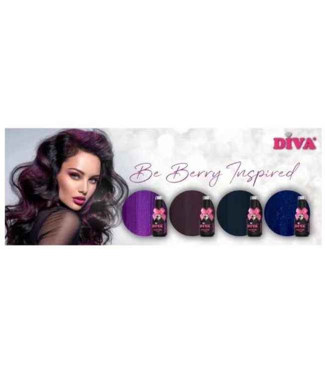 Diva Set Gellak Be Berry Inspired 4 st. 15 ml.