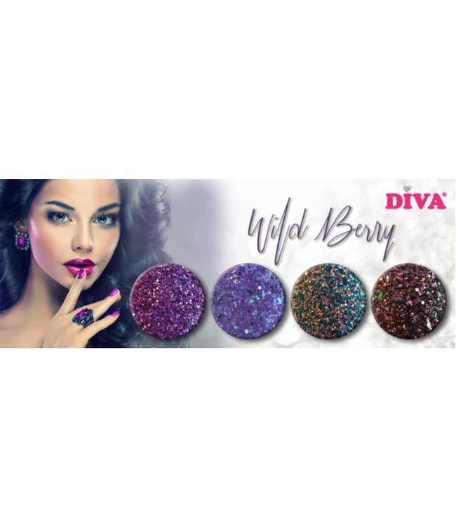 Diva Diamond Line Wild Berry 4 st.