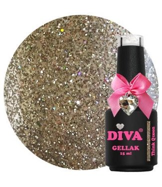 Diva 284 Gellak Think Queen 15 ml. Reflecterend