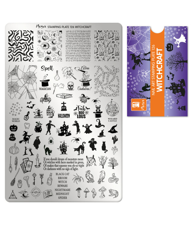 Stempelplaat 126 Witchcraft