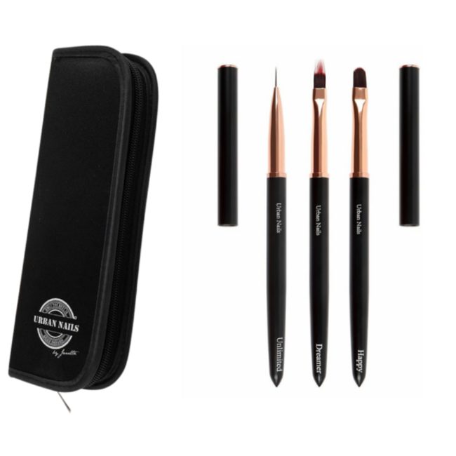 Penselenset 3 st. in etui