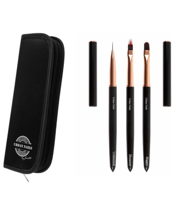 Penselenset 3 st. in etui