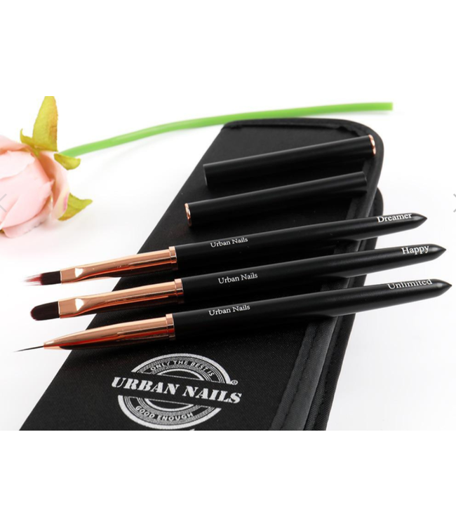 Penselenset 3 st. in etui