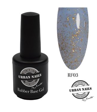 Urban Nails BF Rubber Base Gel Flake 03 15 ml.