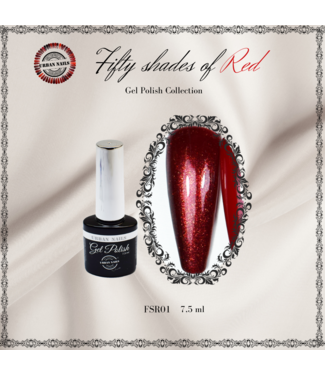 Urban Nails Fifty Shades of Red 01 7,5 ml.