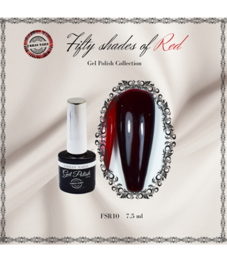 Urban Nails Fifty Shades of Red 10 7,5 ml.