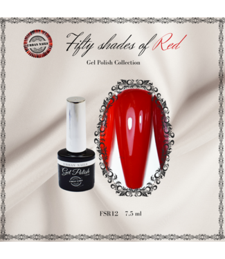 Urban Nails Fifty Shades of Red 12 7,5 ml.