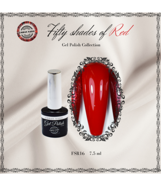 Urban Nails Fifty Shades of Red 16 7,5 ml.