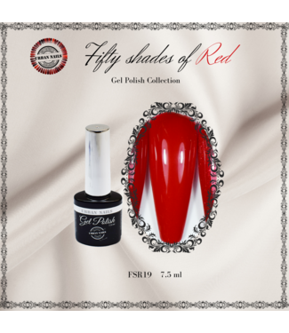 Urban Nails Fifty Shades of Red 19 7,5 ml.