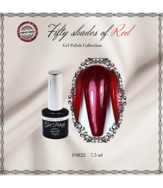 Urban Nails Fifty Shades of Red 22 7,5 ml.