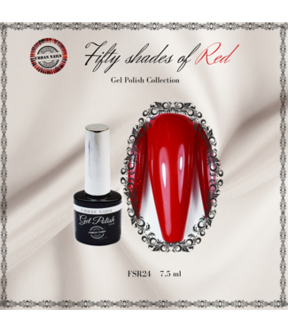 Urban Nails Fifty Shades of Red 24 7,5 ml.