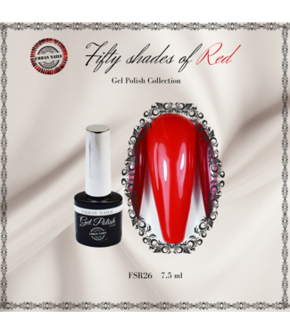 Urban Nails Fifty Shades of Red 26 7,5 ml.