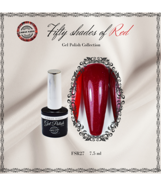 Urban Nails Fifty Shades of Red 27 7,5 ml.