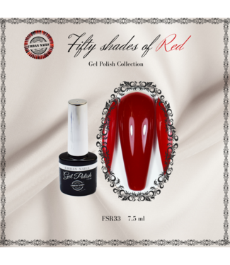 Urban Nails Fifty Shades of Red 33 7,5 ml.