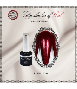 Urban Nails Fifty Shades of Red 39 7,5 ml.