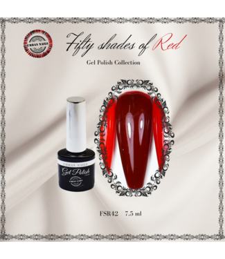 Urban Nails Fifty Shades of Red 42 7,5 ml.