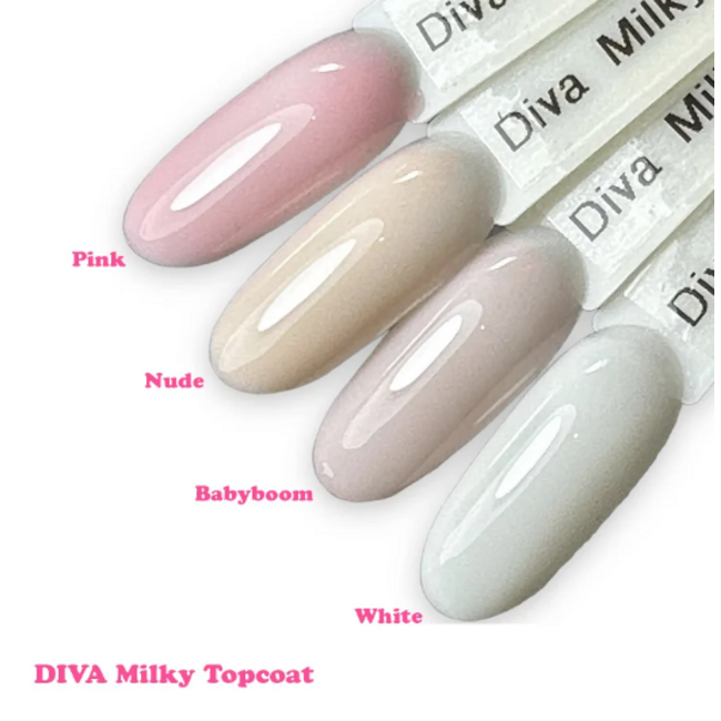 Milky Topcoat White 15 ml.