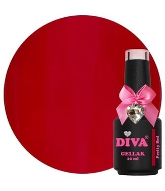 Diva 304 Gellak Pretty Red 10 ml.