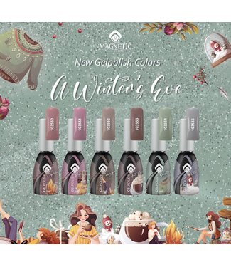 Magnetic Set Gelpolish A Winter's Eve, 6 stuks