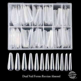 Urban Nails Dual Nail Forms Russian Almond 120 st.