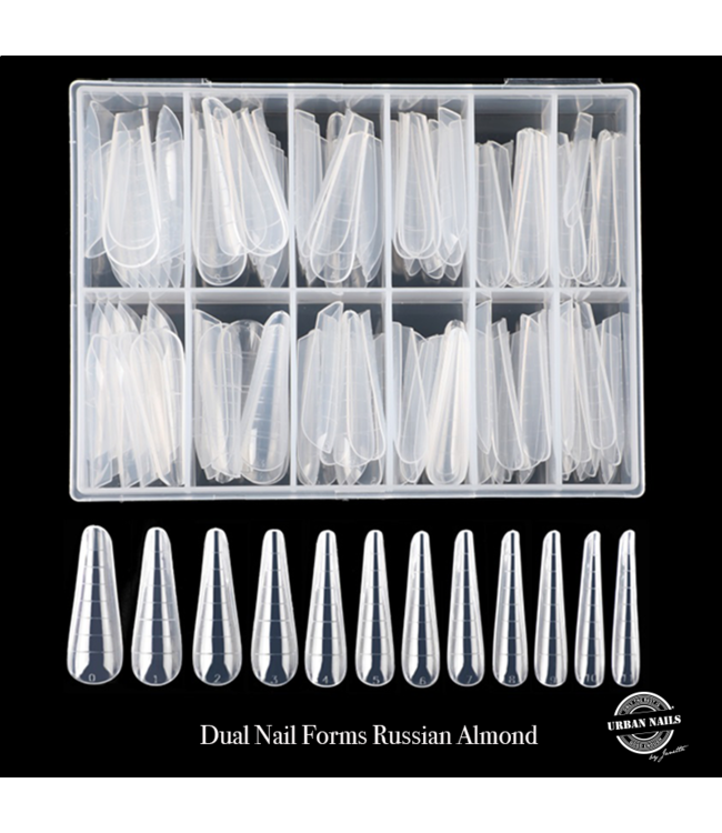 Urban Nails Dual Nail Forms Russian Almond 120 st.