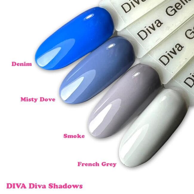 Set Gellak Diva Shadows 4 st. 10 ml.