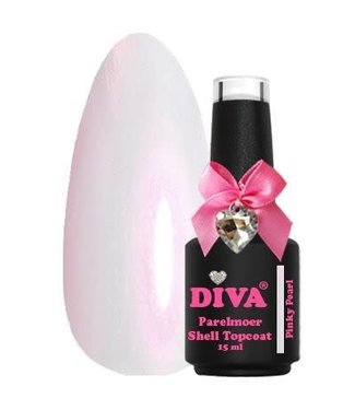 Diva Shell Topcoat Pinky Pearl 15 ml.