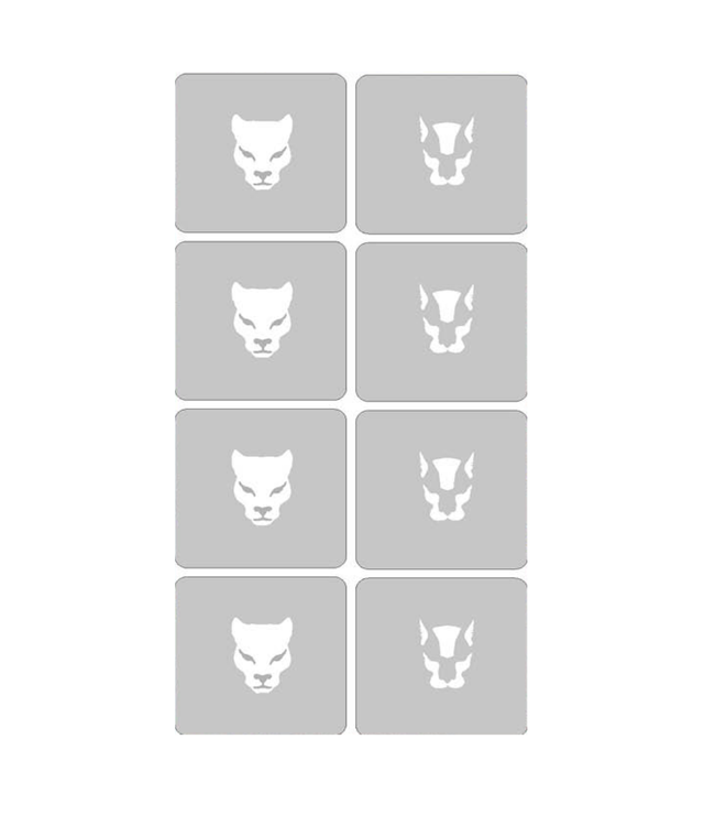 Airnails Masking Geometric Panther