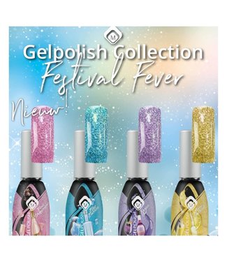 Magnetic Set Festival Fever Gelpolish, 4 stuks