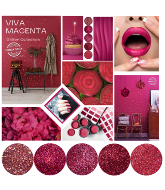 Urban Nails Viva Magenta Glitter Collection