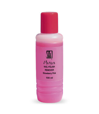 Moyra Nagellak Remover zonder aceton Strawberry 100 ml.