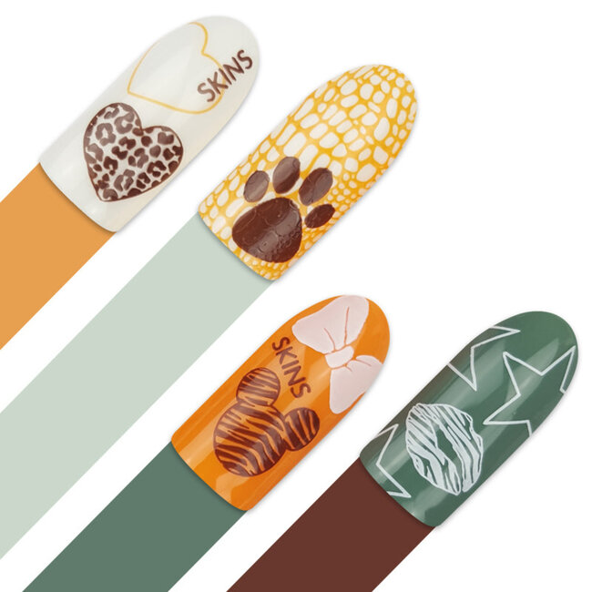 Stempelplaat 131 Skins met gratis Try on Sheet
