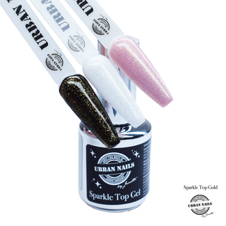 Urban Nails Sparkle Top Gel Goud